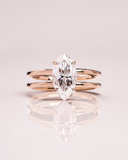 Cushion Hidden Halo Lab Grown Diamond Engagement Ring