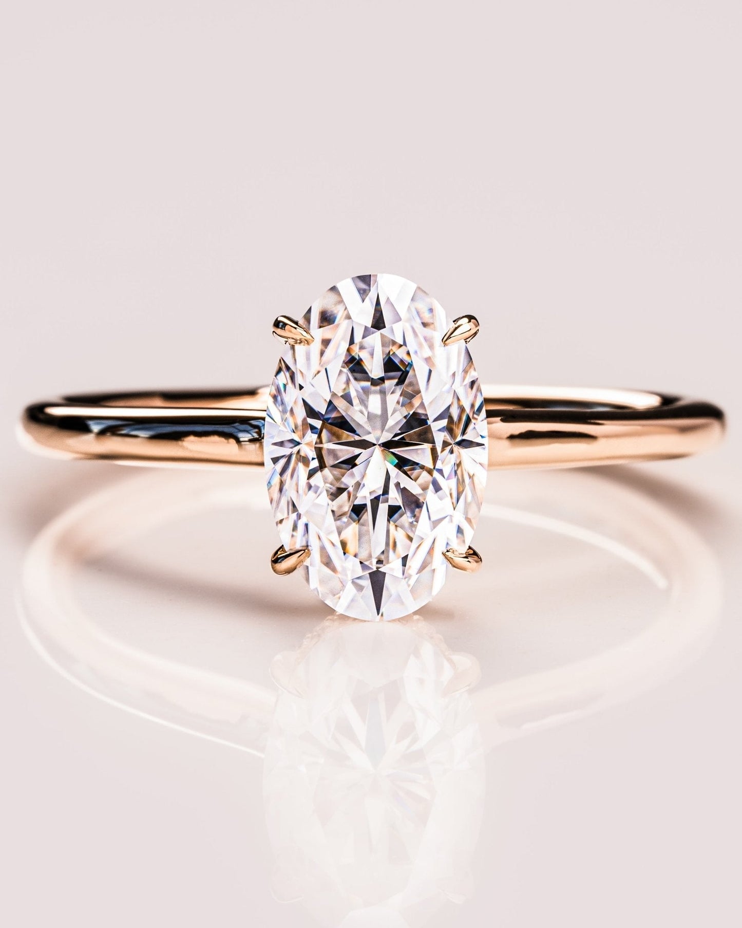 Cushion Hidden Halo Lab Grown Diamond Engagement Ring