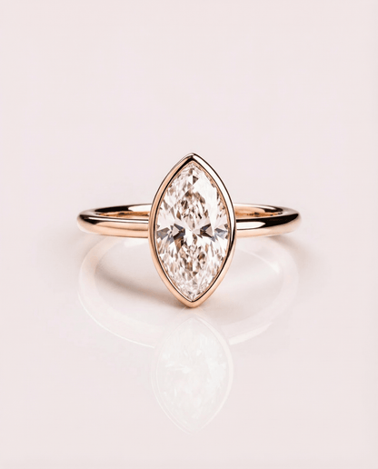 Cushion Hidden Halo Lab Grown Diamond Engagement Ring