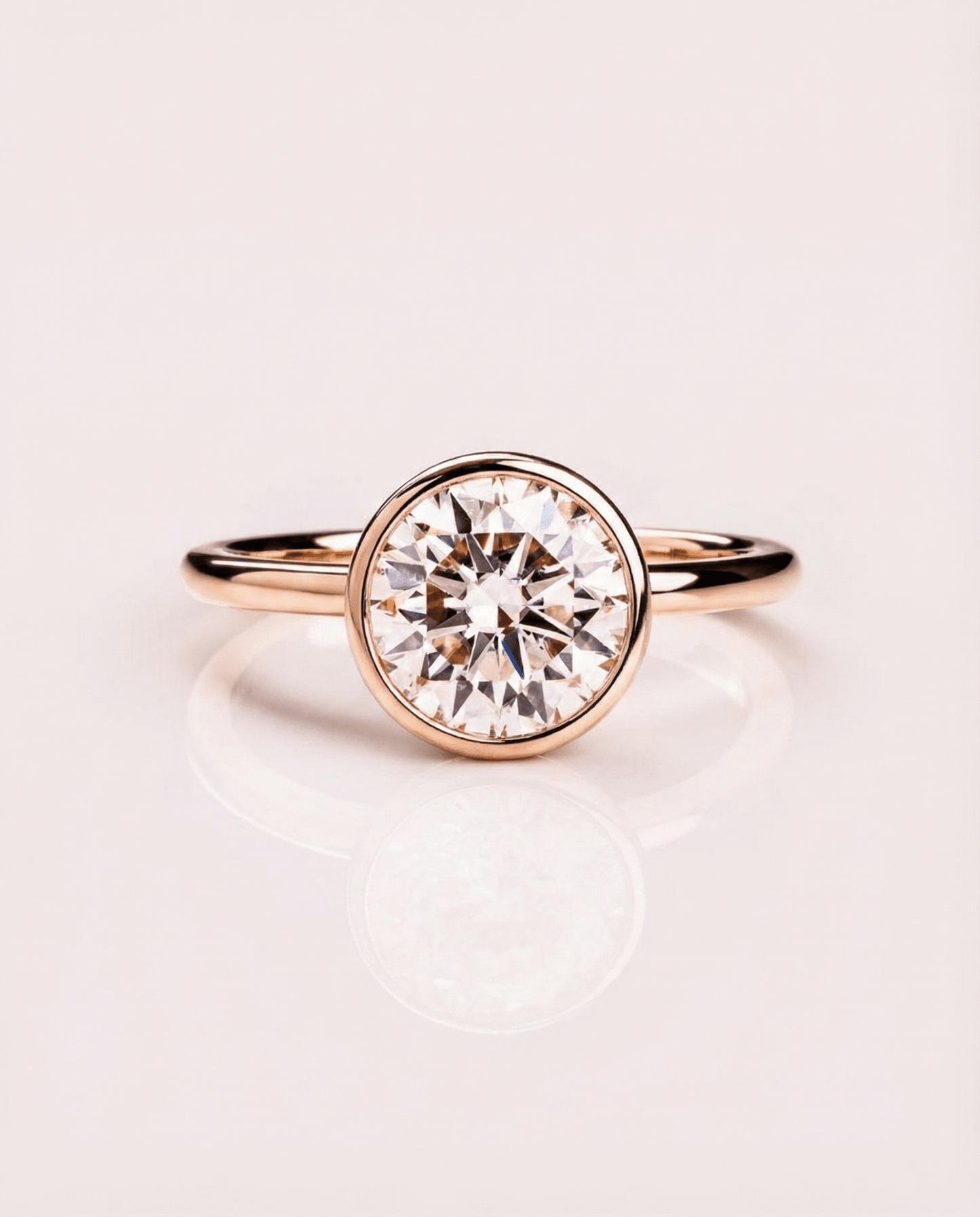 Cushion Hidden Halo Lab Grown Diamond Engagement Ring