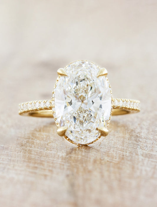 2 CT Round Three Stones Lab Grown Diamond Engagement Ring
