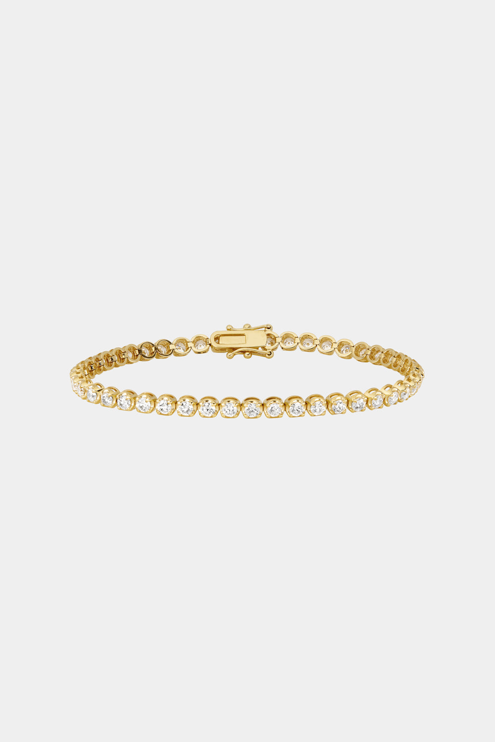 3.5 TCW Round Stones Lab Grown Diamond Tennis Bracelet