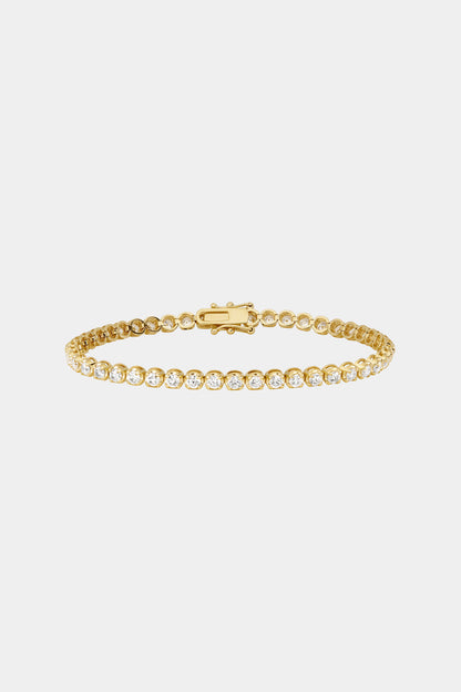 3.5 TCW Round Stones Lab Grown Diamond Tennis Bracelet