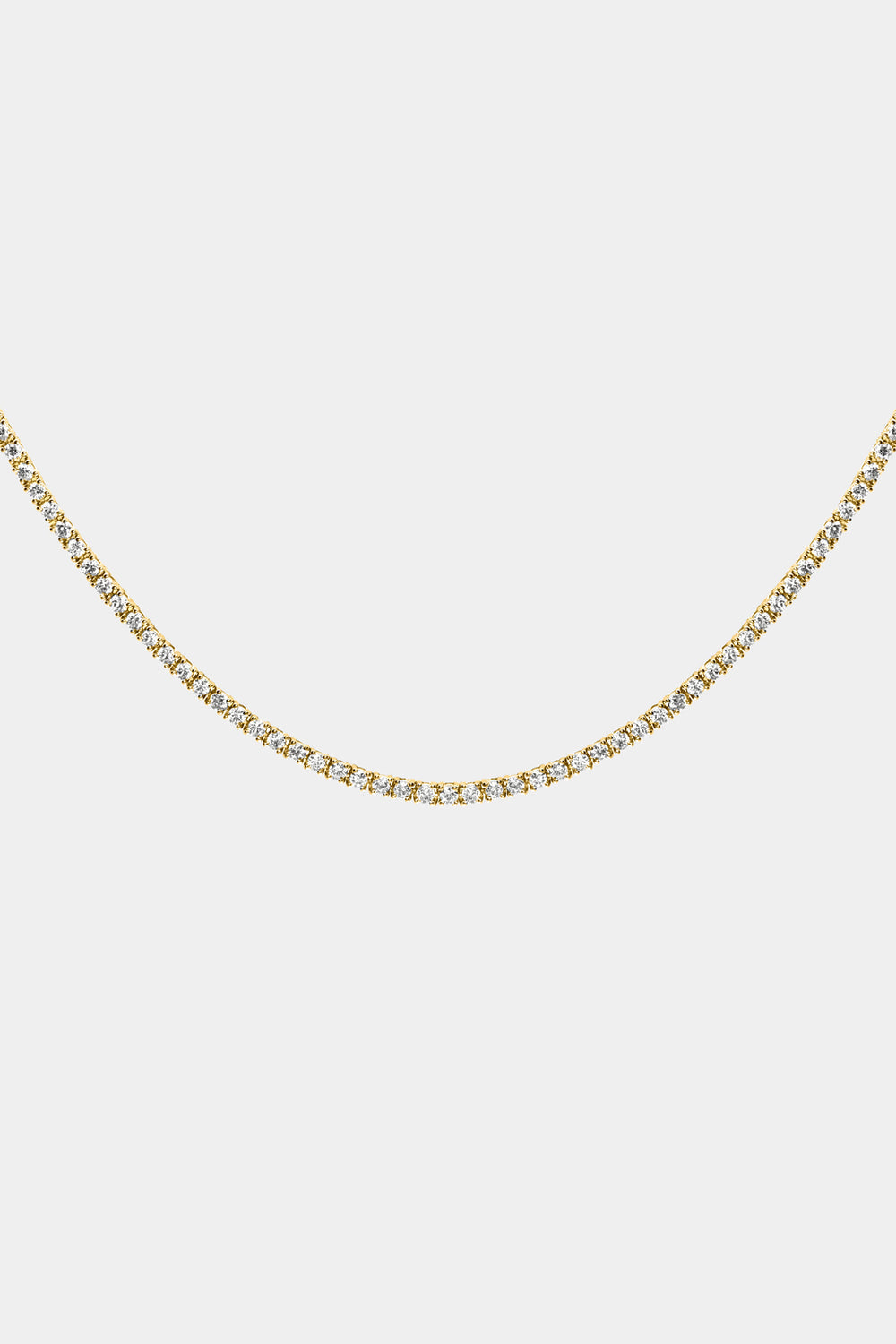 4.5 TCW Round Lab Grown Diamond Tennis Necklace