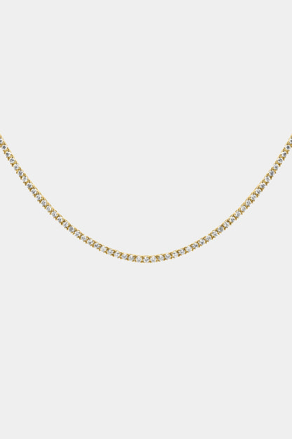 4.5 TCW Round Lab Grown Diamond Tennis Necklace