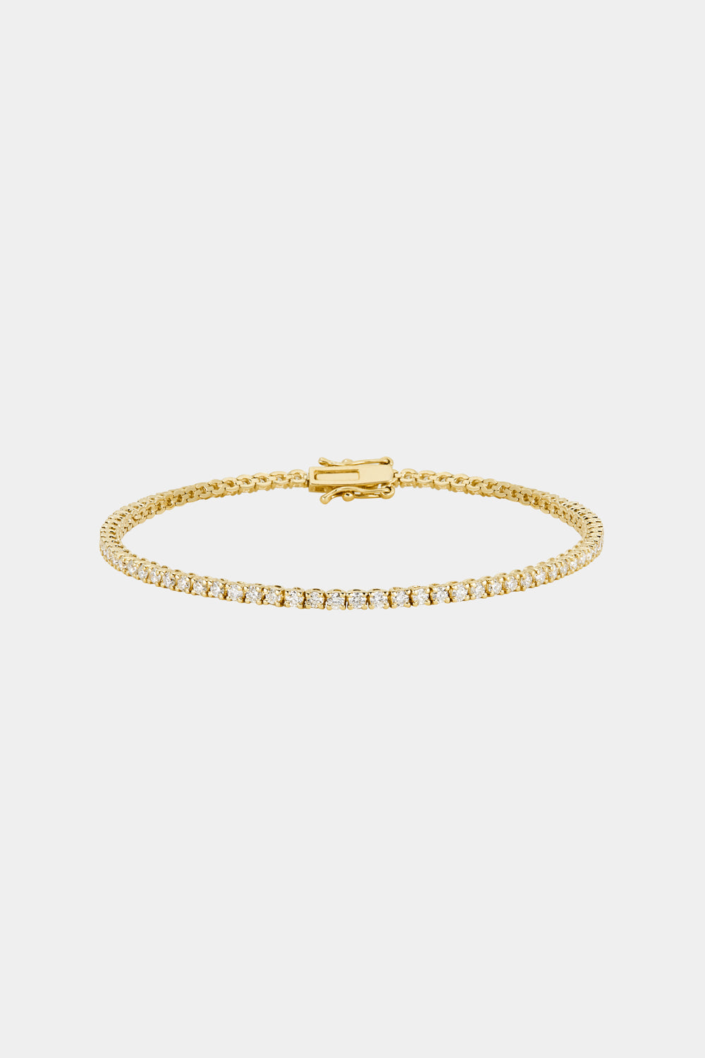 1.58 TCW Round Stones Lab Grown Diamond Tennis Bracelet