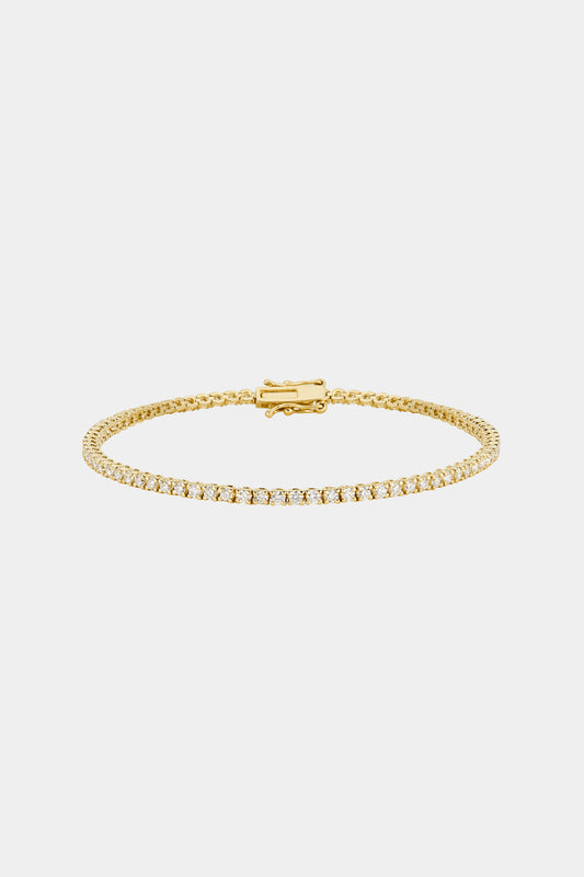 1.58 TCW Round Stones Lab Grown Diamond Tennis Bracelet