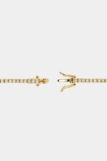 1.58 TCW Round Stones Lab Grown Diamond Tennis Bracelet