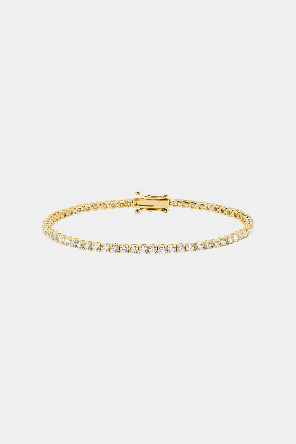 2.55 TCW Round Stones Lab Grown Diamond Tennis Bracelet