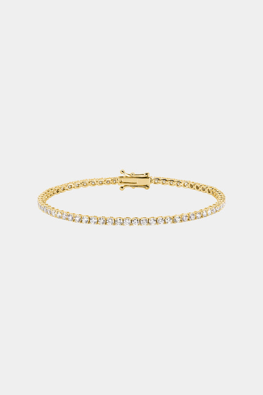 2.55 TCW Round Stones Lab Grown Diamond Tennis Bracelet