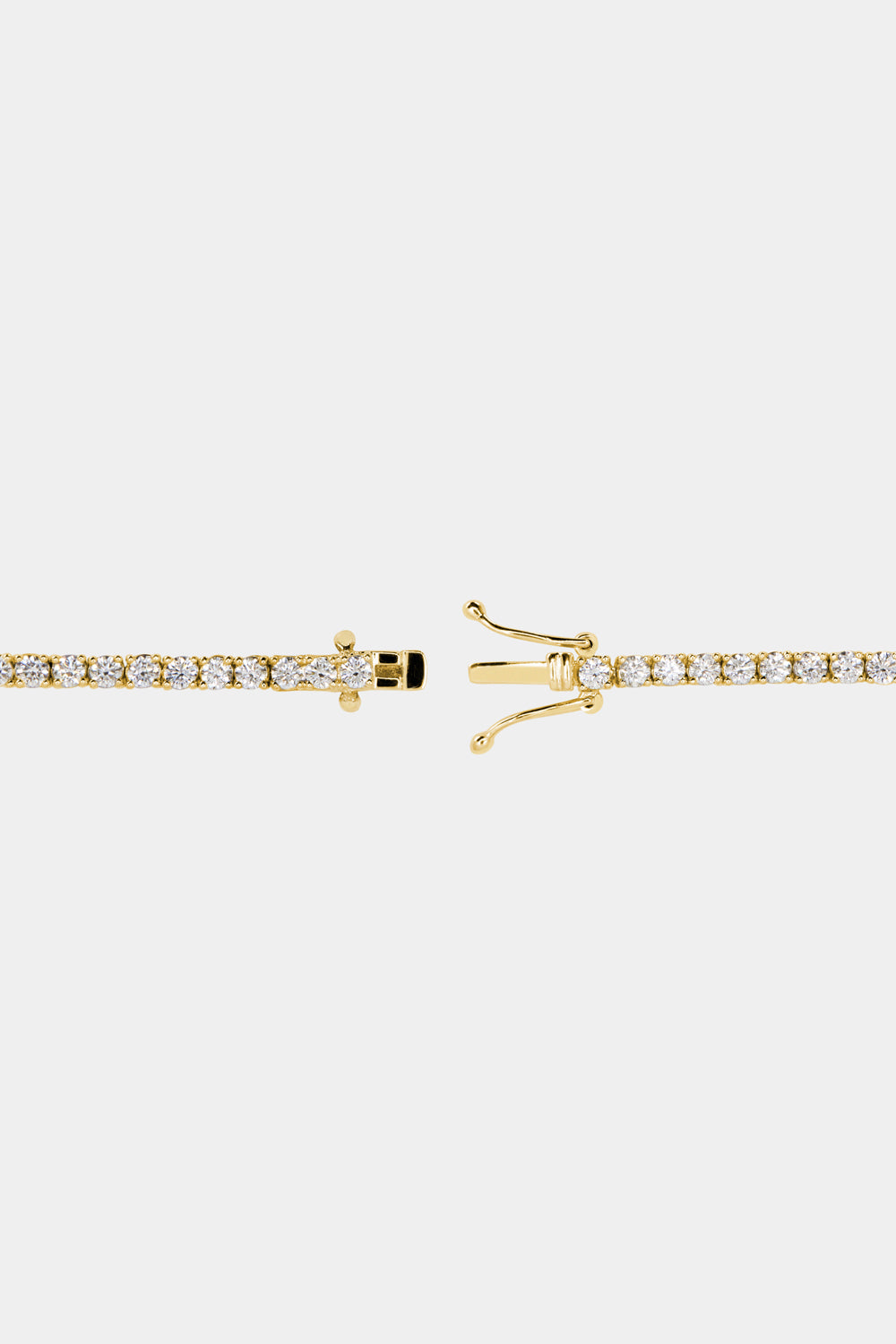 2.55 TCW Round Stones Lab Grown Diamond Tennis Bracelet