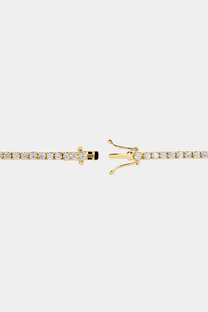 2.55 TCW Round Stones Lab Grown Diamond Tennis Bracelet