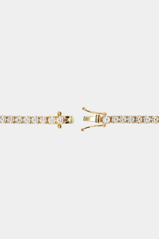 5 TCW Round Stones Lab Grown Diamond Tennis Bracelet