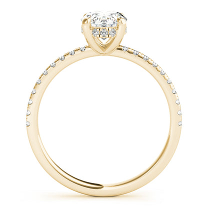 2 CT Round Three Stones Lab Grown Diamond Engagement Ring