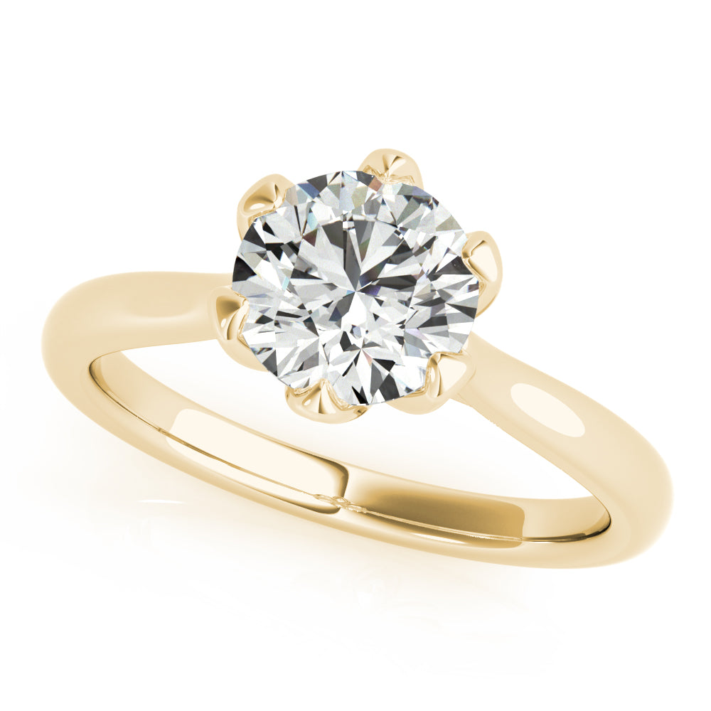 2 CT Round Three Stones Lab Grown Diamond Engagement Ring