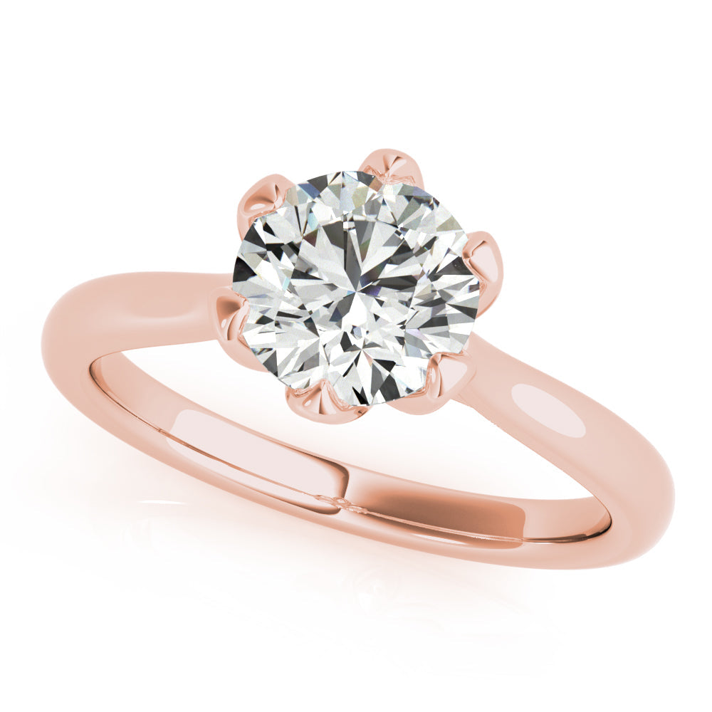 2 CT Round Three Stones Lab Grown Diamond Engagement Ring