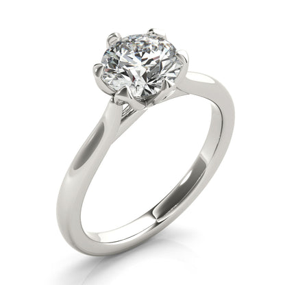 2 CT Round Three Stones Lab Grown Diamond Engagement Ring