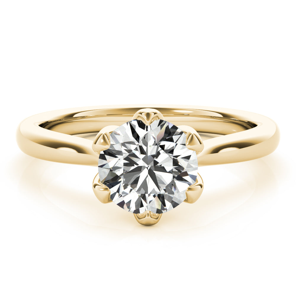 2 CT Round Three Stones Lab Grown Diamond Engagement Ring