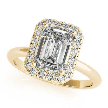 2 CT Round Three Stones Lab Grown Diamond Engagement Ring