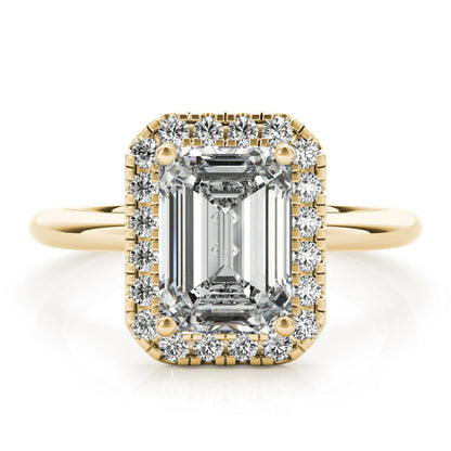 2 CT Round Three Stones Lab Grown Diamond Engagement Ring