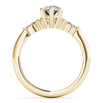 2 CT Round Three Stones Lab Grown Diamond Engagement Ring