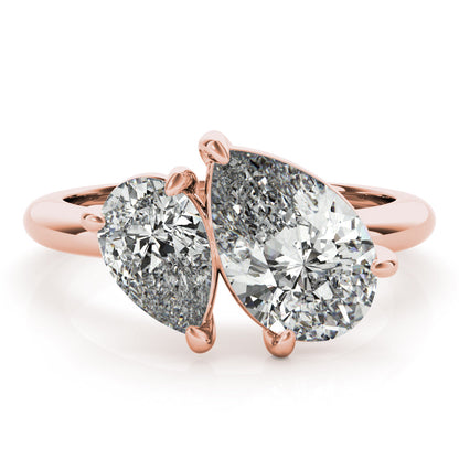 2 CT Round Three Stones Lab Grown Diamond Engagement Ring
