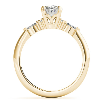 2 CT Round Three Stones Lab Grown Diamond Engagement Ring
