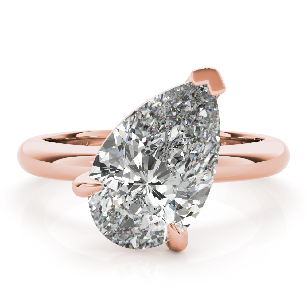 2 CT Round Three Stones Lab Grown Diamond Engagement Ring