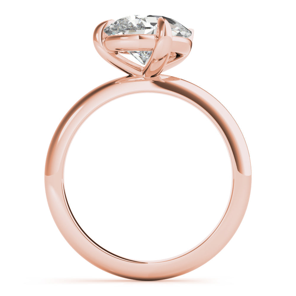 2 CT Round Three Stones Lab Grown Diamond Engagement Ring