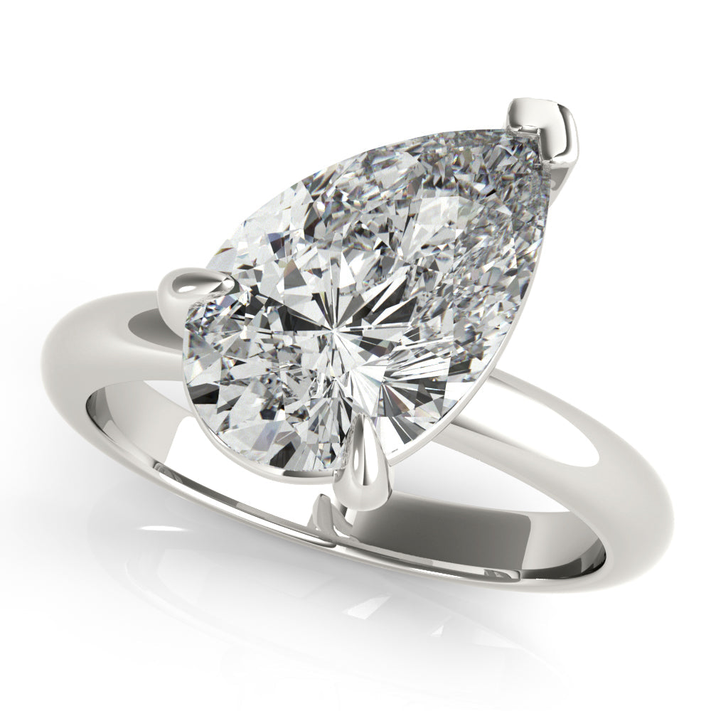 2 CT Round Three Stones Lab Grown Diamond Engagement Ring