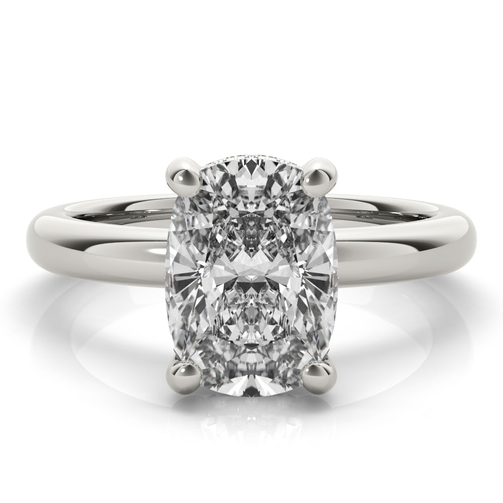 2 CT Round Three Stones Lab Grown Diamond Engagement Ring