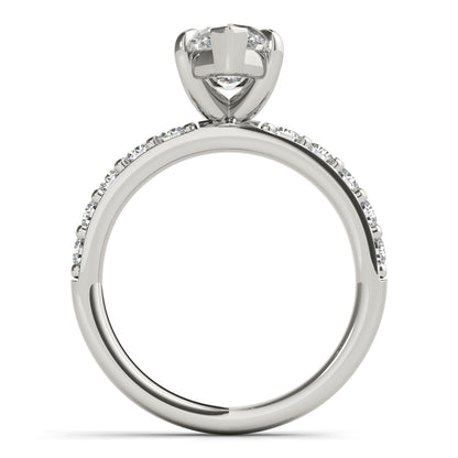 2 CT Round Three Stones Lab Grown Diamond Engagement Ring
