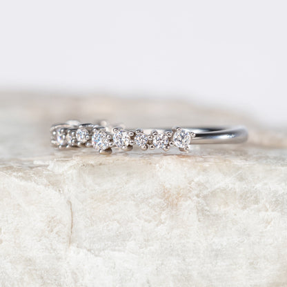 0.37 CT Round Full Eternity Lab Grown Diamond Wedding Band