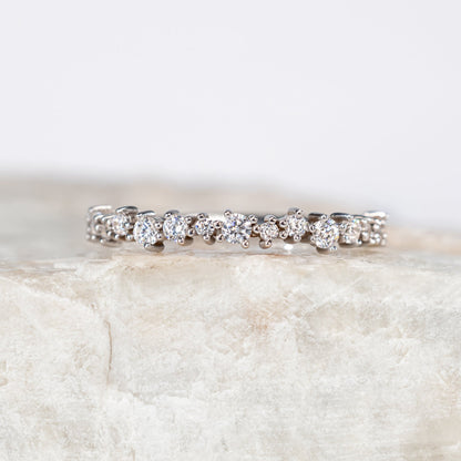 0.37 CT Round Full Eternity Lab Grown Diamond Wedding Band