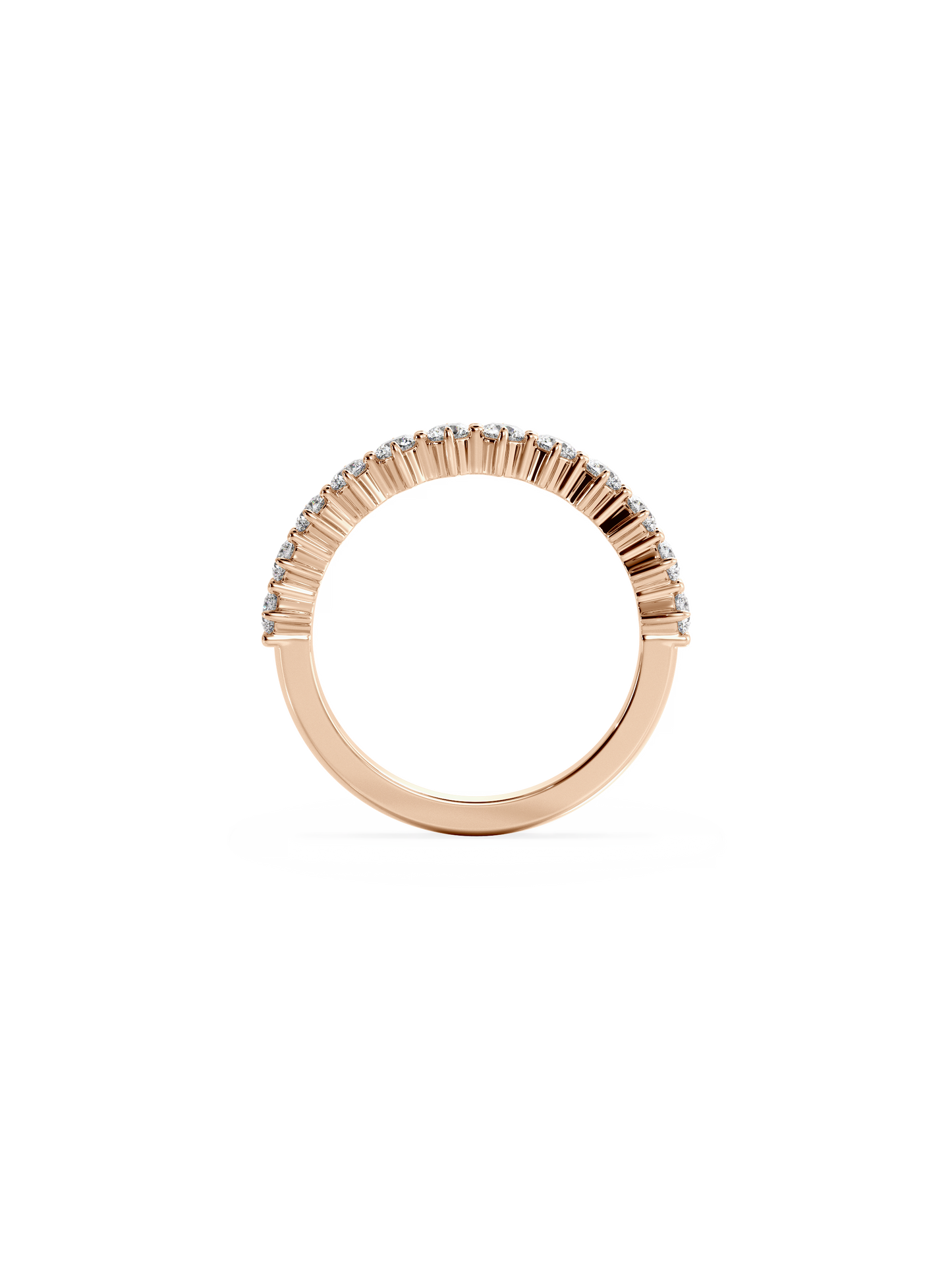 0.37 CT Round Full Eternity Lab Grown Diamond Wedding Band