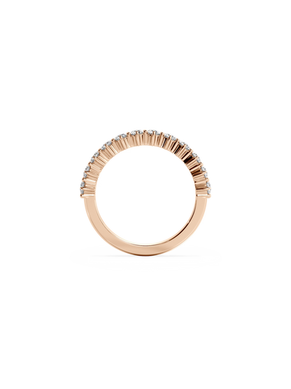 0.37 CT Round Full Eternity Lab Grown Diamond Wedding Band