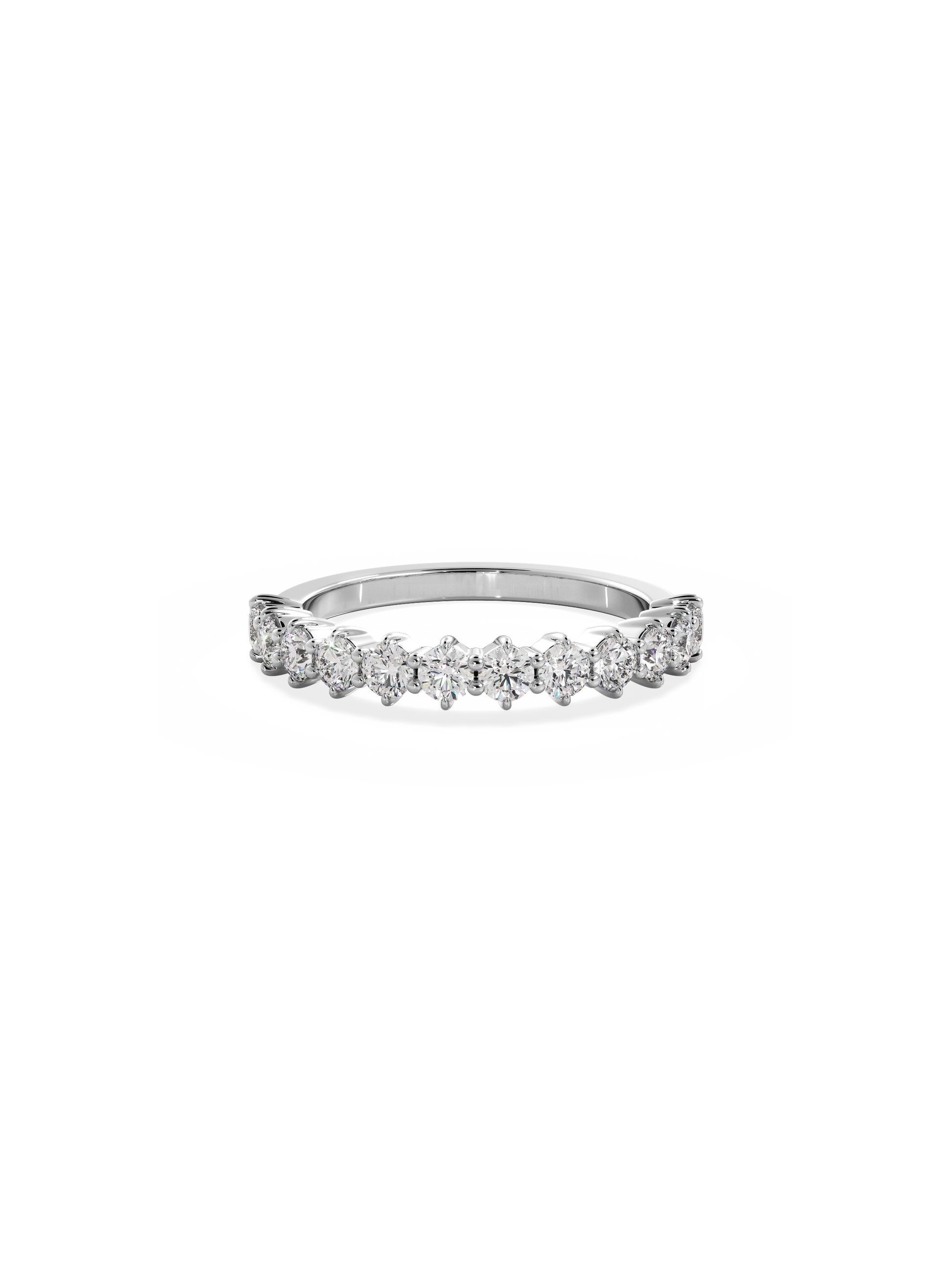 0.37 CT Round Full Eternity Lab Grown Diamond Wedding Band