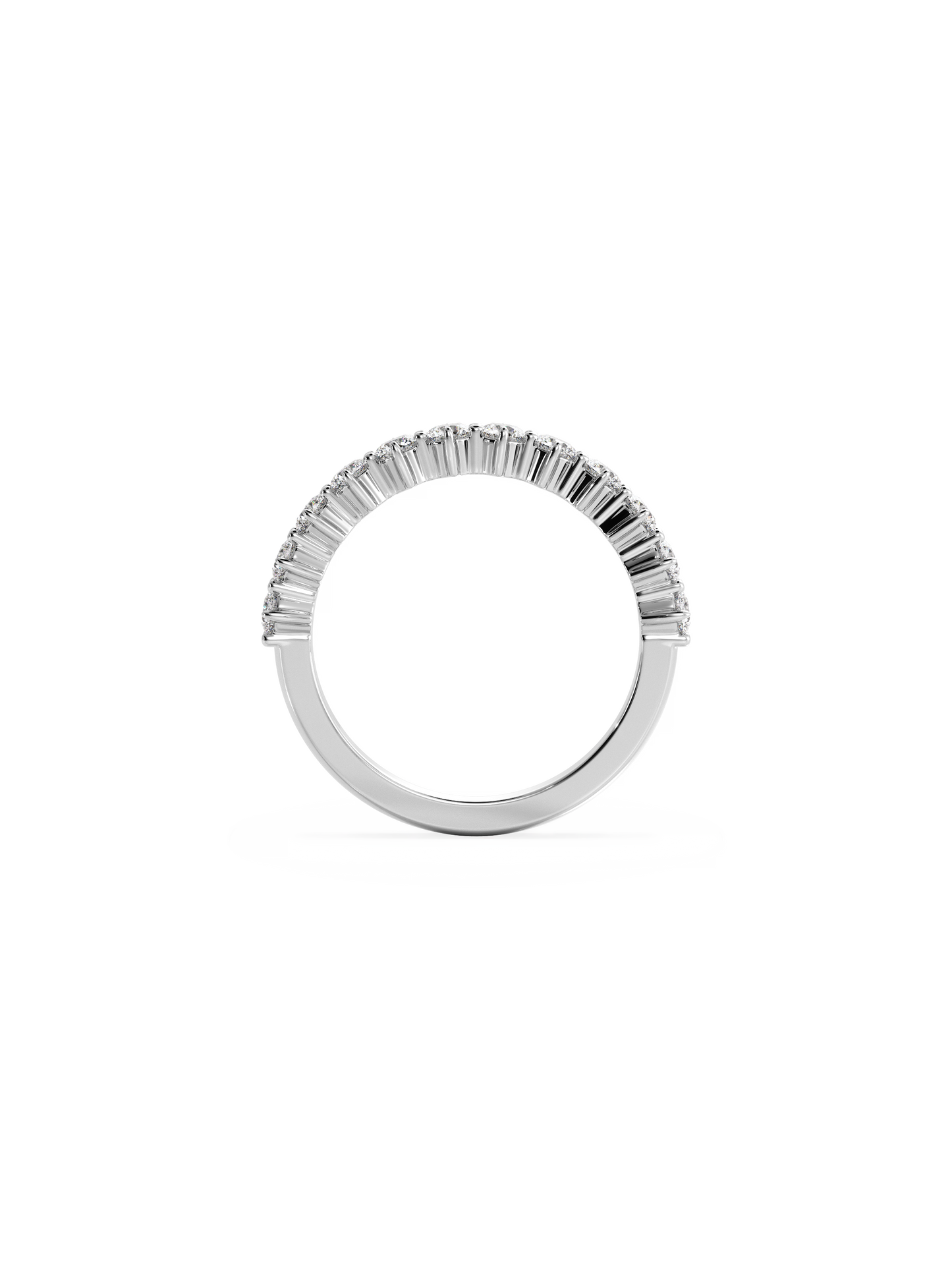 0.37 CT Round Full Eternity Lab Grown Diamond Wedding Band