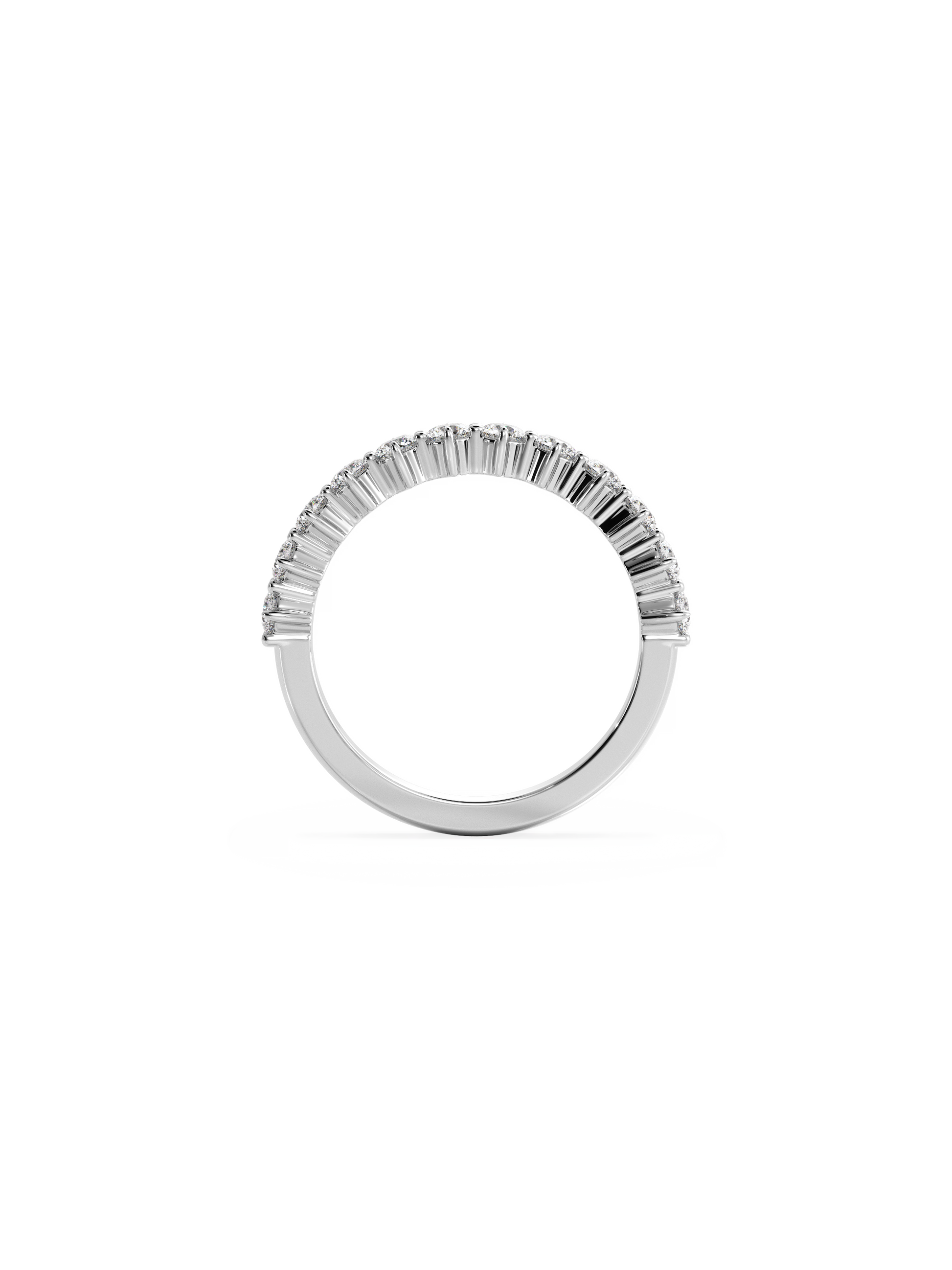 0.37 CT Round Full Eternity Lab Grown Diamond Wedding Band