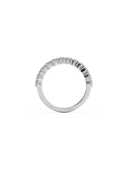 0.37 CT Round Full Eternity Lab Grown Diamond Wedding Band