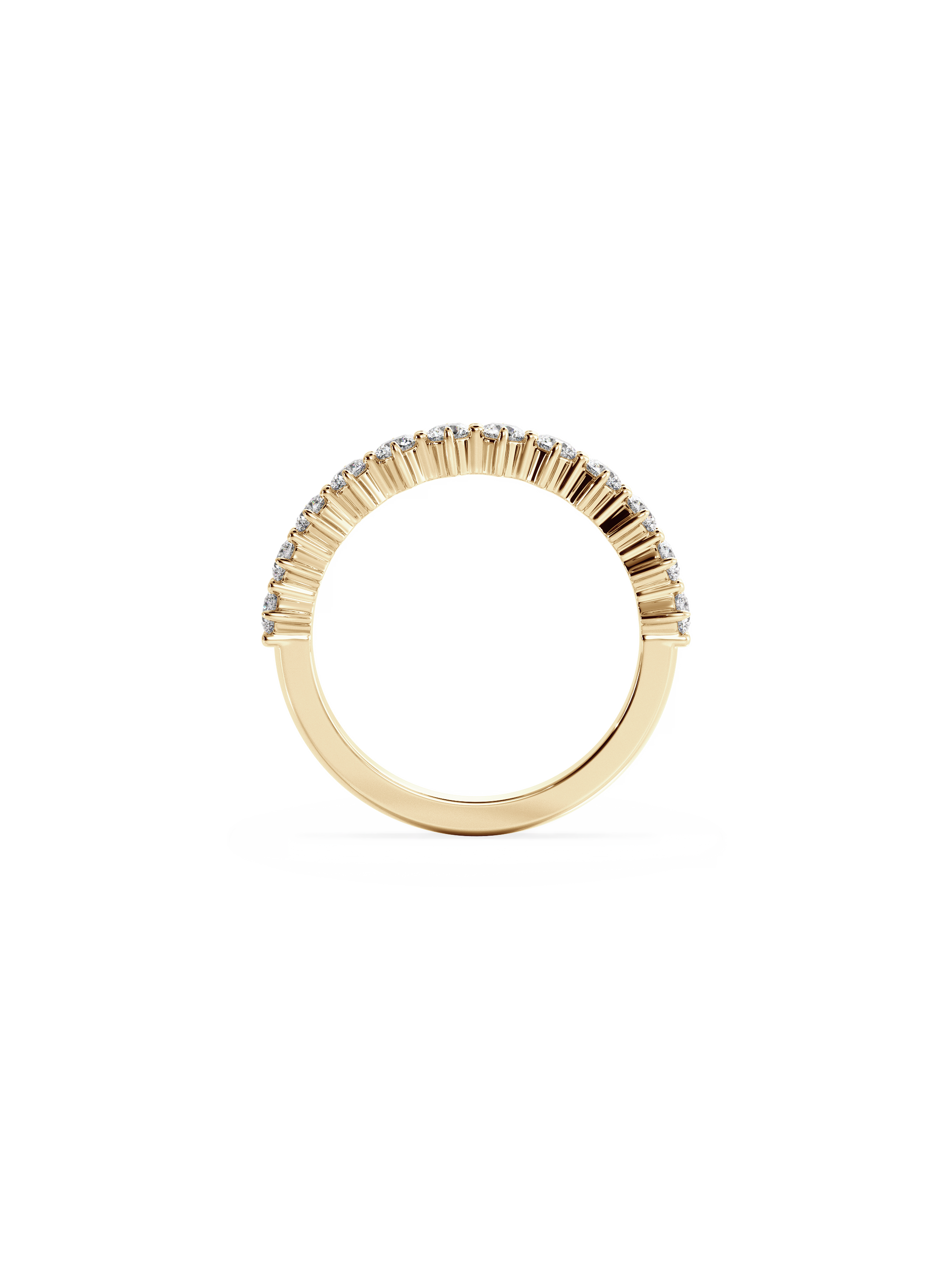 0.37 CT Round Full Eternity Lab Grown Diamond Wedding Band