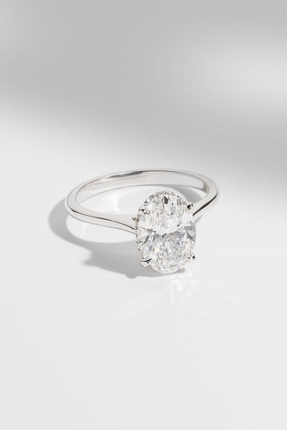 2 CT Round Three Stones Lab Grown Diamond Engagement Ring