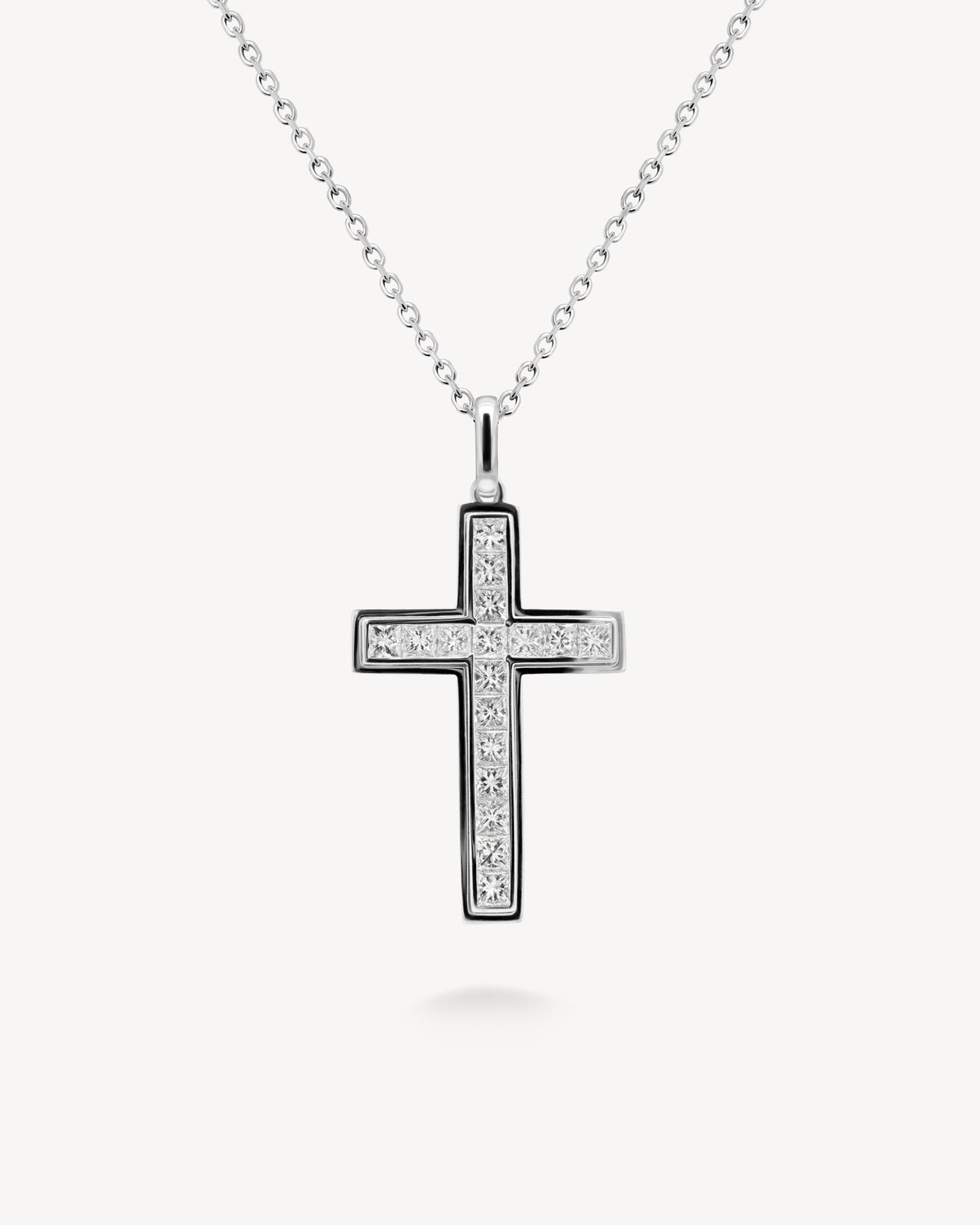 1.0 CT Round Bezel Solitaire Lab Grown Diamond Necklace