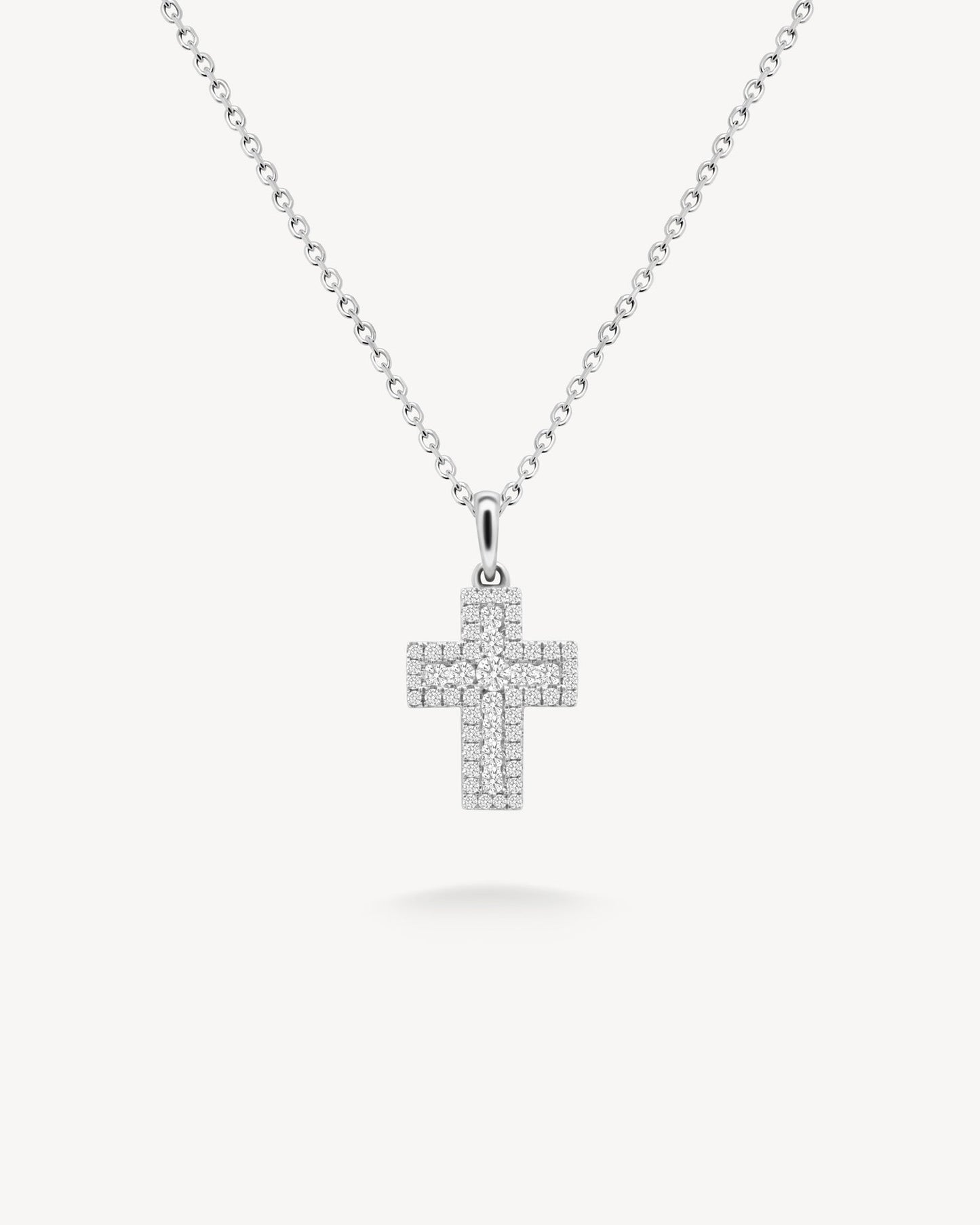 1.0 CT Round Bezel Solitaire Lab Grown Diamond Necklace