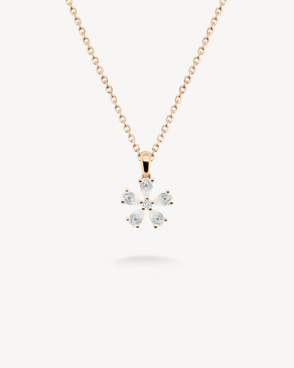 1.0 CT Round Bezel Solitaire Lab Grown Diamond Necklace