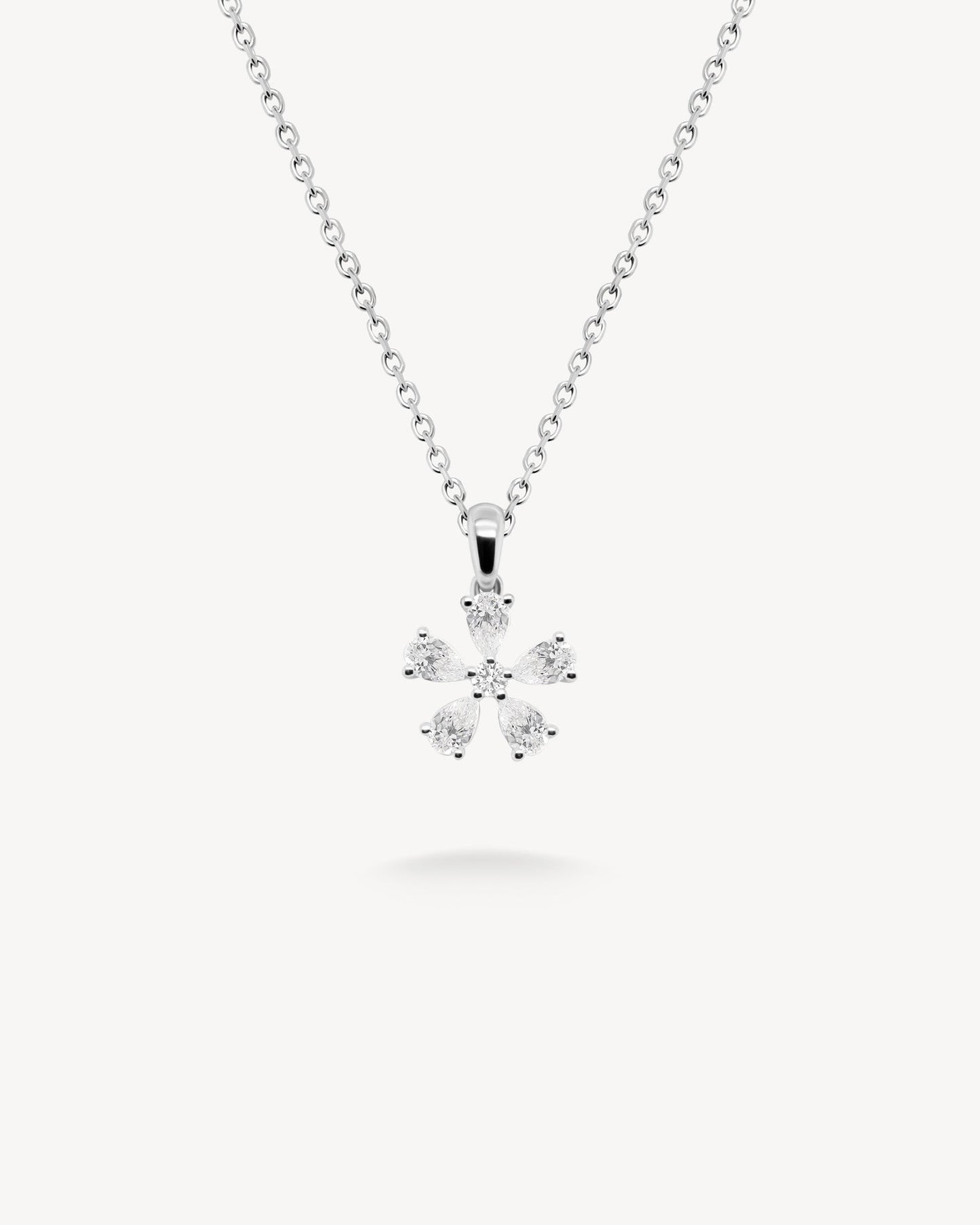 1.0 CT Round Bezel Solitaire Lab Grown Diamond Necklace