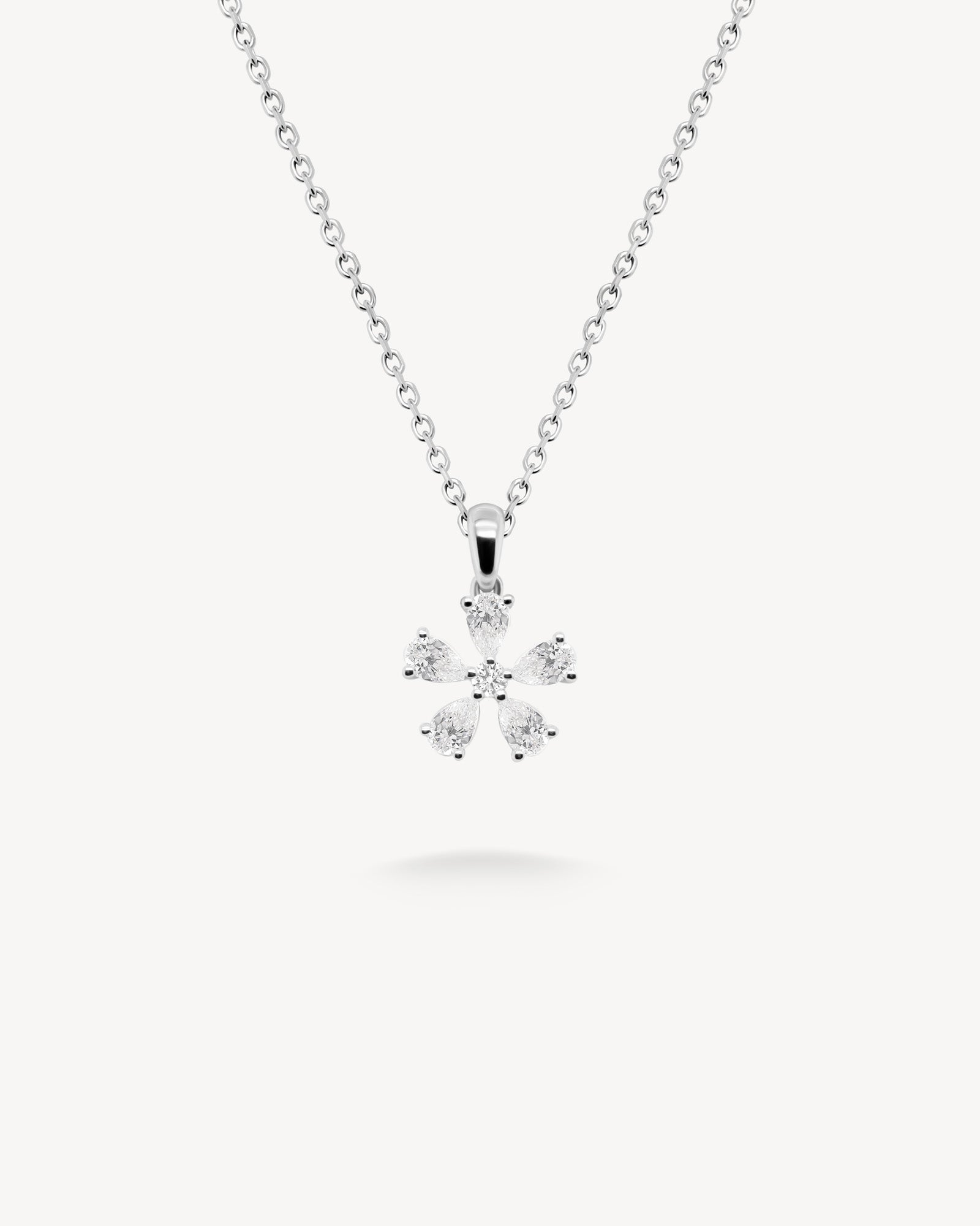 1.0 CT Round Bezel Solitaire Lab Grown Diamond Necklace