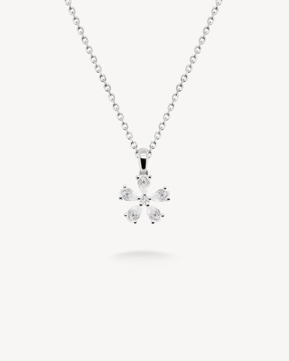 1.0 CT Round Bezel Solitaire Lab Grown Diamond Necklace