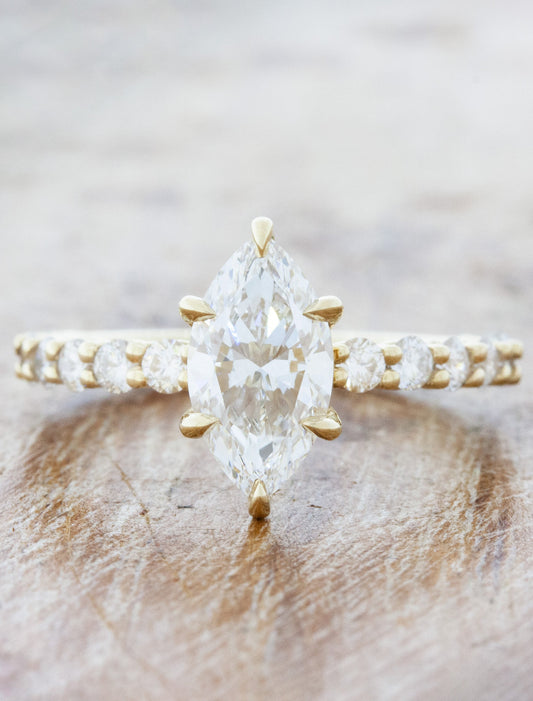 2 CT Round Three Stones Lab Grown Diamond Engagement Ring