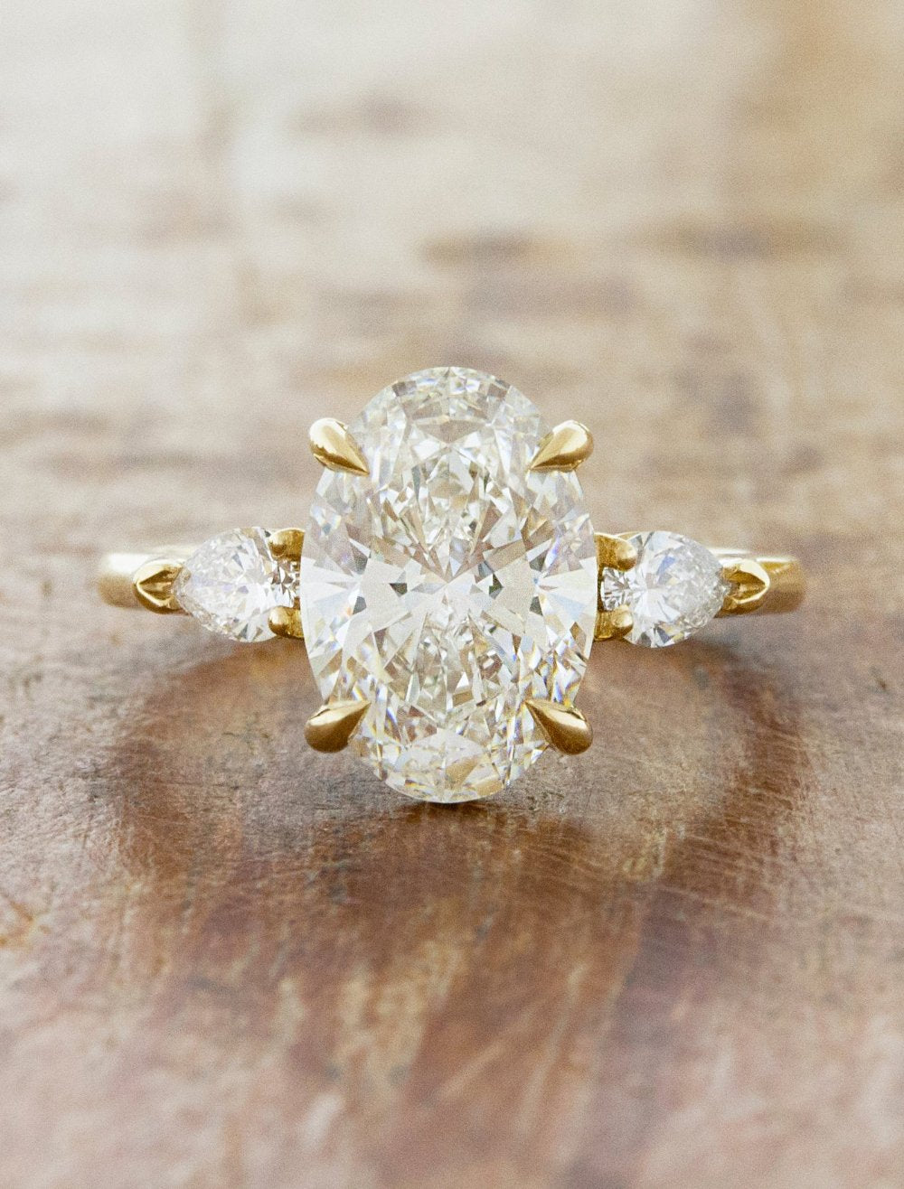 2 CT Round Three Stones Lab Grown Diamond Engagement Ring